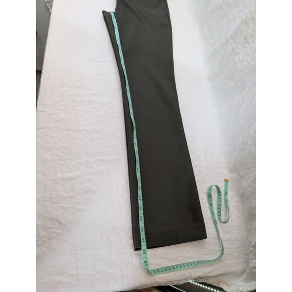 Express Editor pants dark green women's size 4R straight leg mid rise L6 - Picture 9 of 9